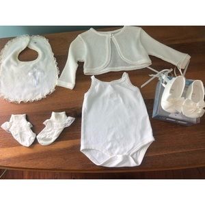 Christening/ baptism bundle NB-6M